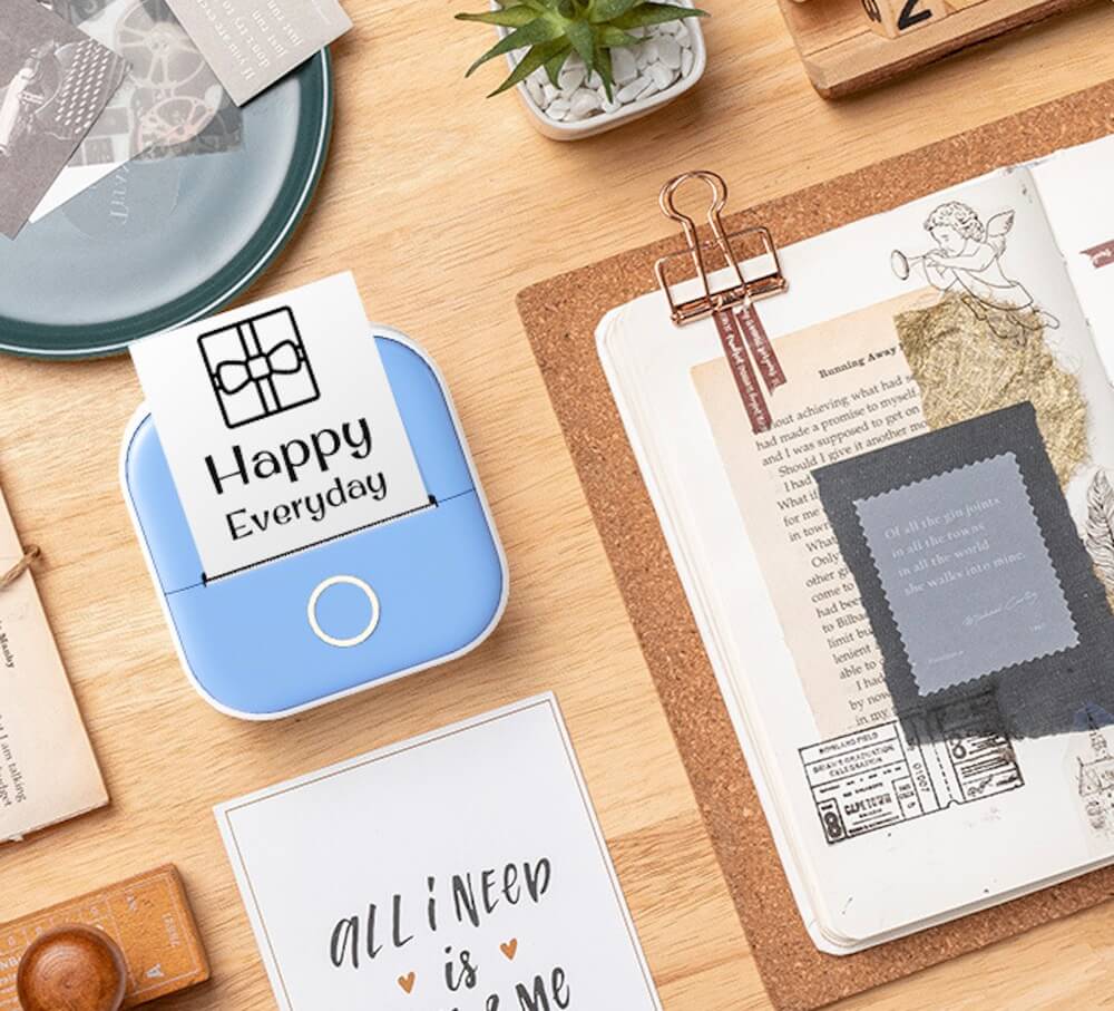 Bluetooth Inkless Pocket Sticker Printer