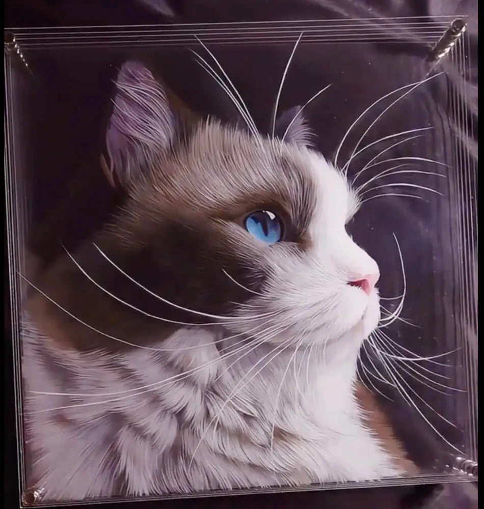 Tailored 5-Layer Acrylic Pet Portrait