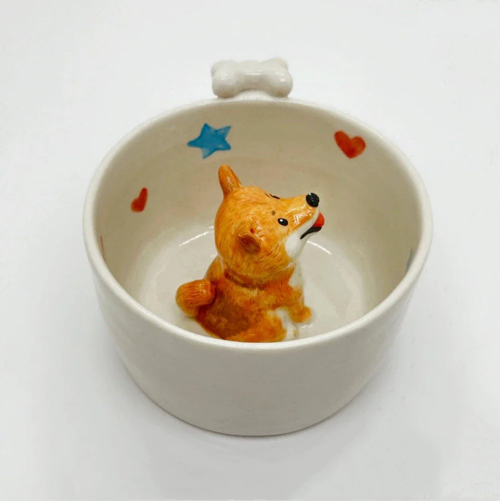 Tailored Pet Sculpture Mug & Bowl Set