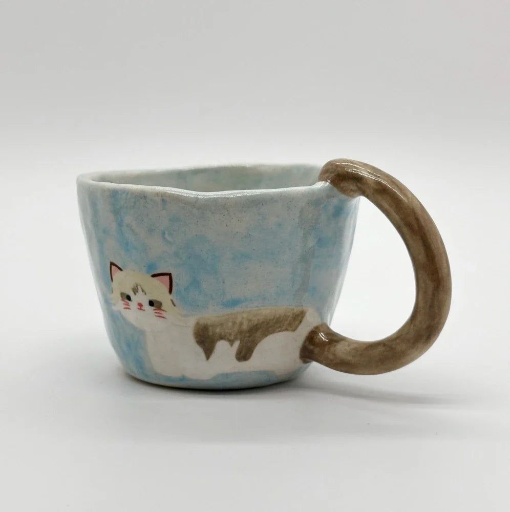 Tailored Pet Portrait Cup & Saucer Set -- Chibi Version