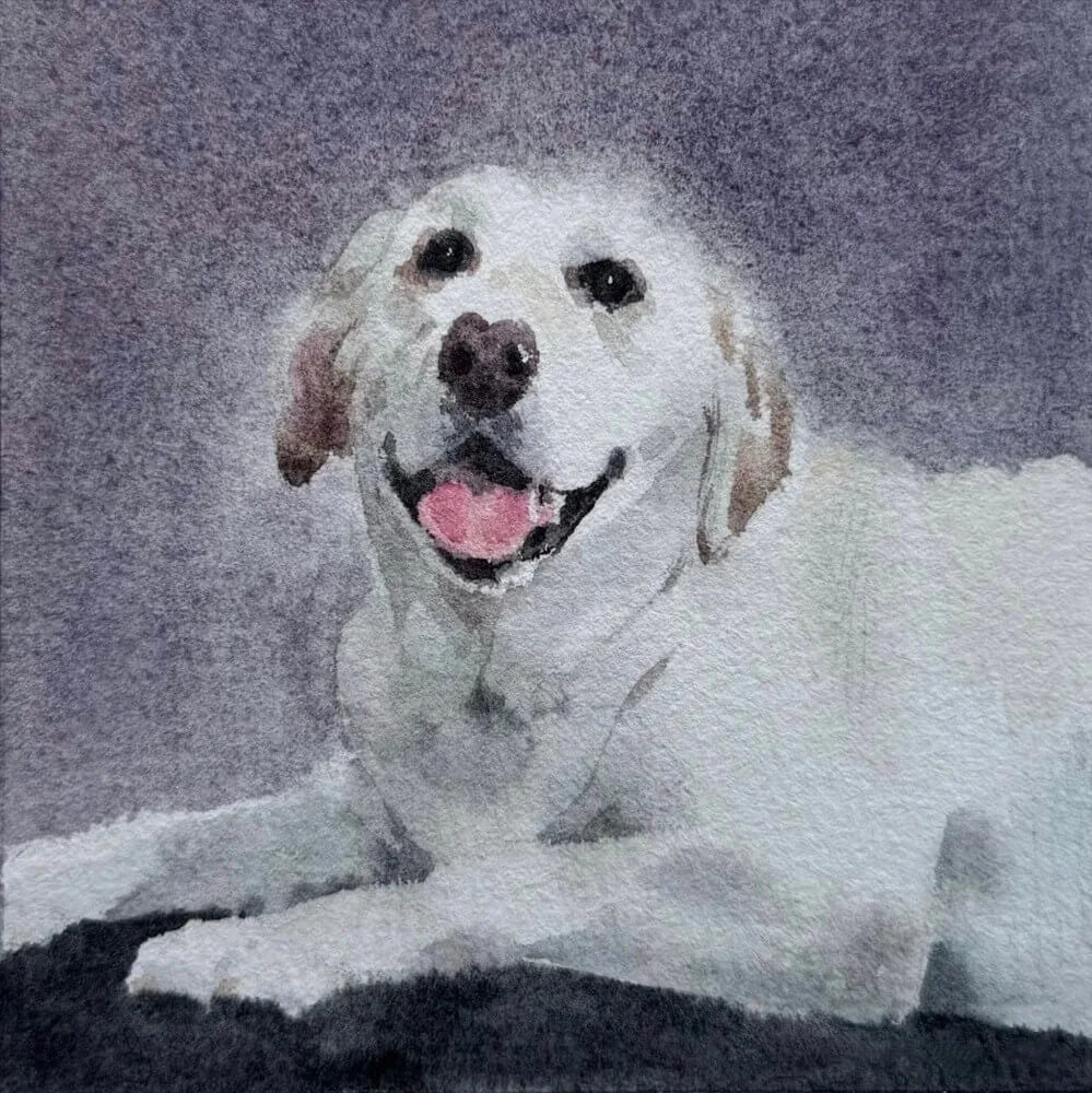 Tailored Watercolor Pet Portrait