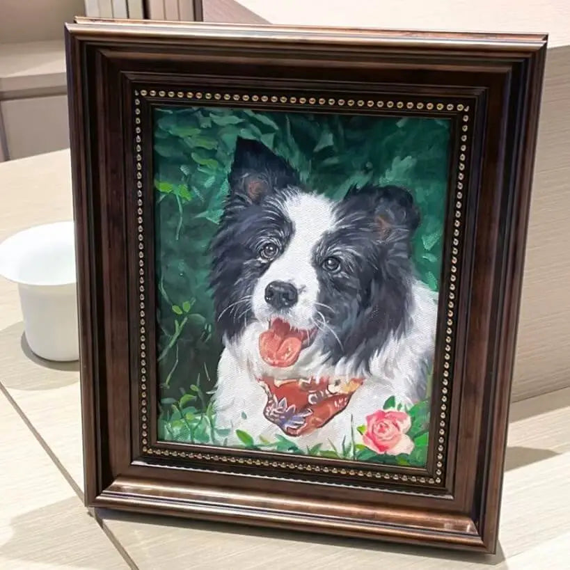 Tailored Pet Oil Portrait