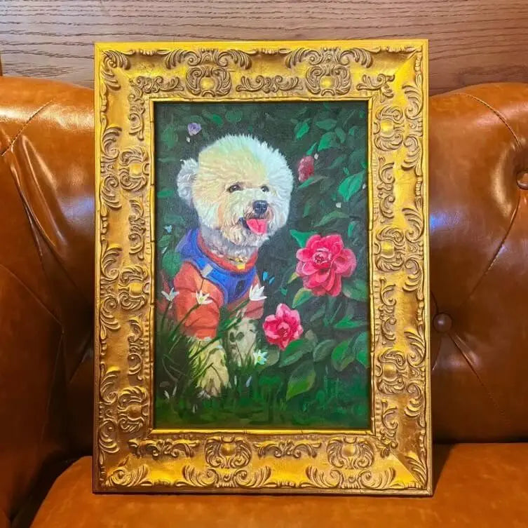 Tailored Pet Oil Portrait