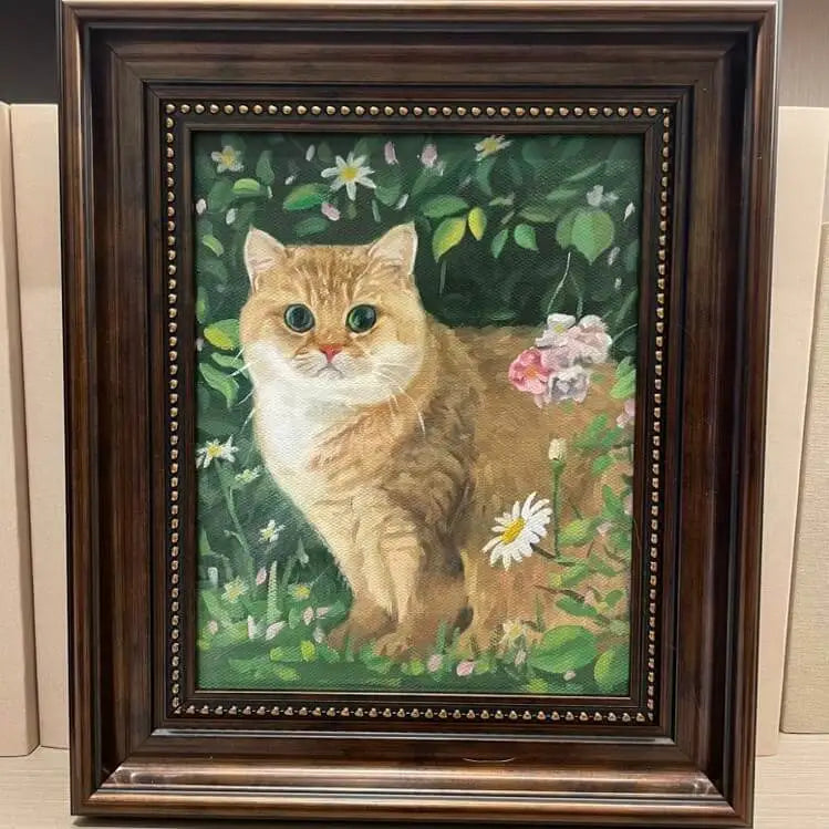 Tailored Pet Oil Portrait