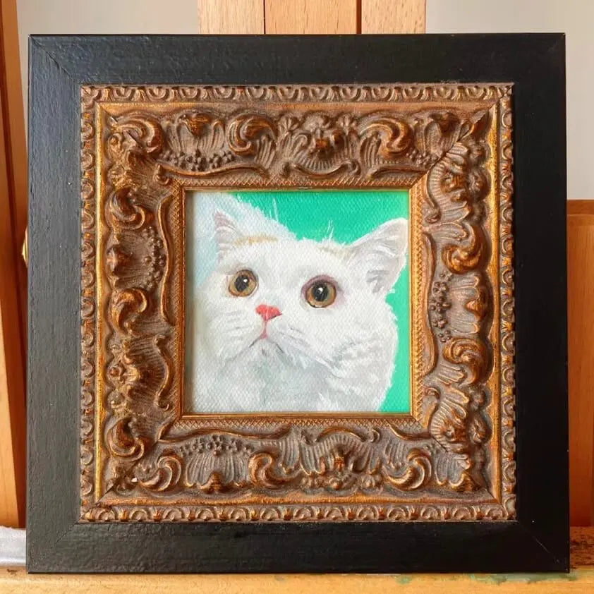 Tailored Pet Oil Portrait