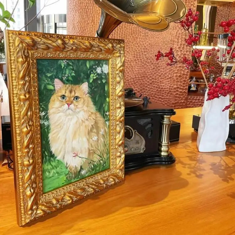 Tailored Pet Oil Portrait