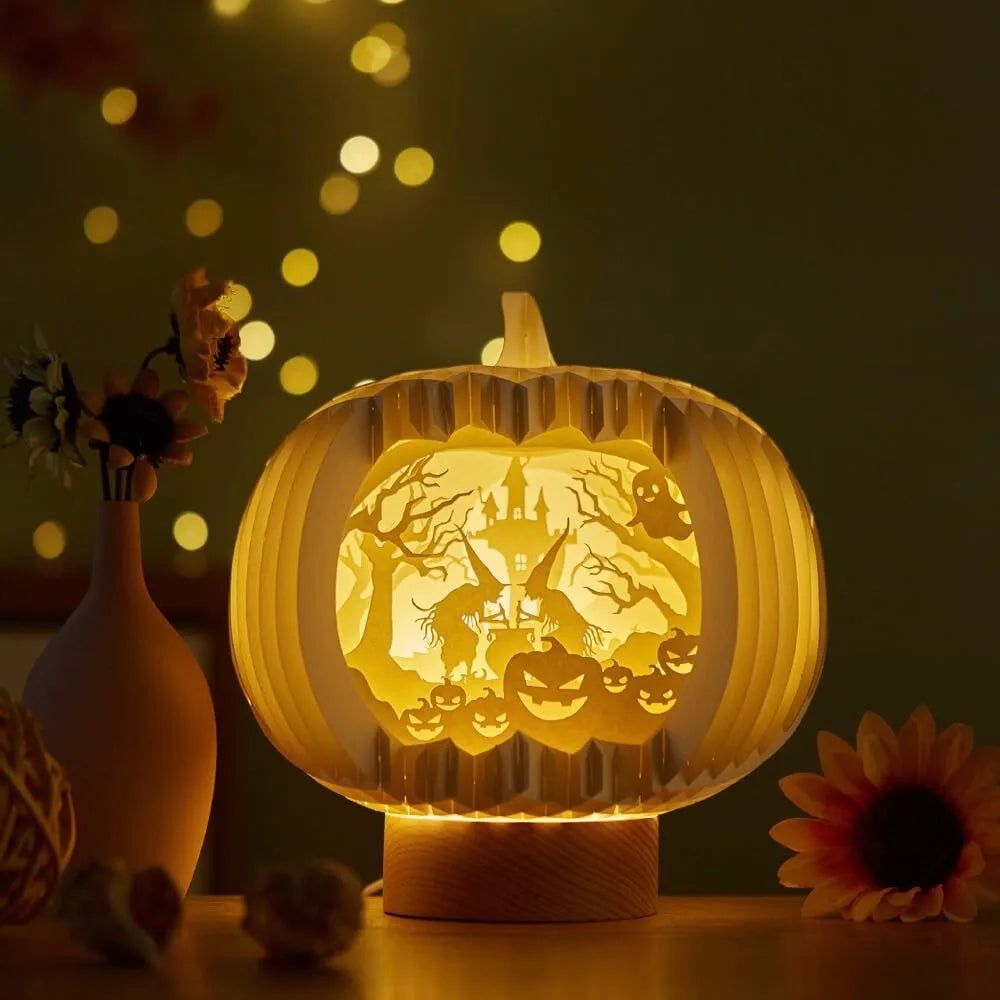 3D Stereoscopic LED Paper Carving Lamp