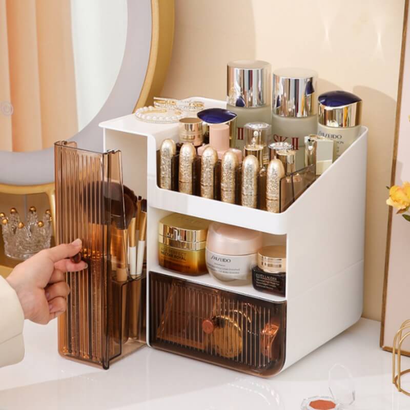 Artframe-styled makeup organizer for vanity storage11