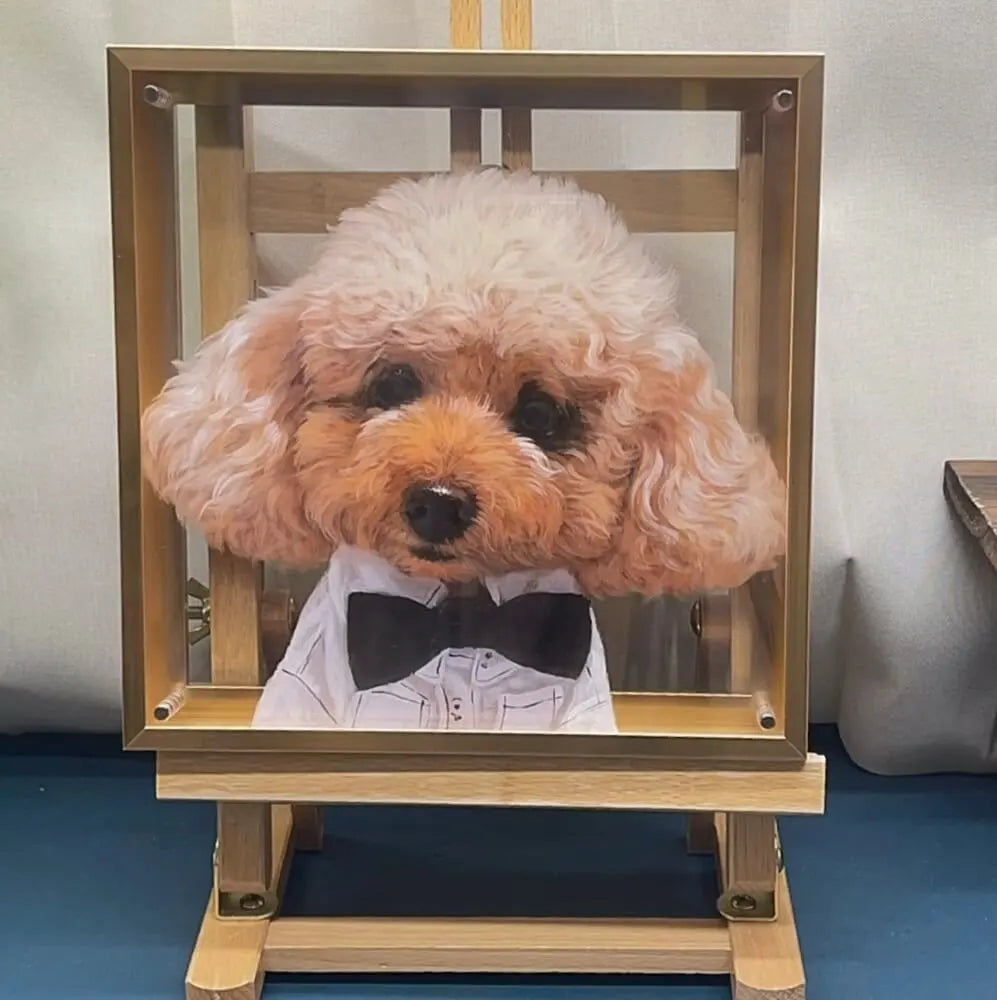 Tailored 5-Layer Acrylic Pet Portrait