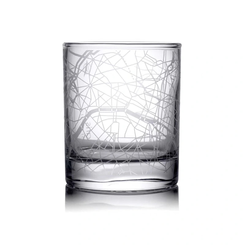 Artframe featuring Urban Map Glass design3