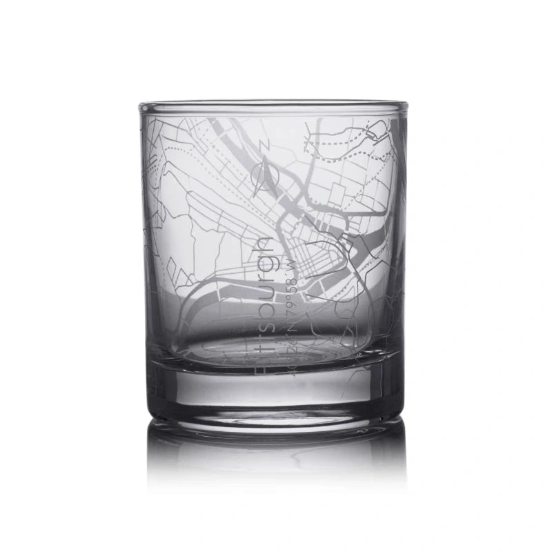 Artframe featuring Urban Map Glass design2
